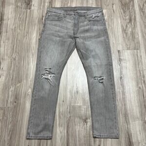 Levi's 512 Slim Taper Flex Jeans W38 L32 Factory Error 511 Patch Gray